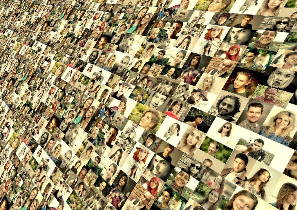 Digital social photo montage Digital strategy social media photo montage