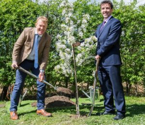 CPC Adam Henson opens memorial garden
