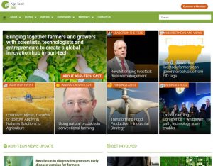 Web redesign Agri-Tech East new website 2019